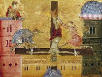 Crucifixion of St Peter, Detail from the Paliotto of St Peter Enthroned-Guido da Siena-Giclee Print