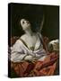 Guido Reni / Cleopatra, ca. 1640-Guido Reni-Stretched Canvas