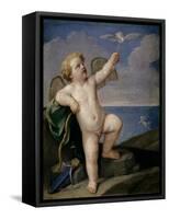 Guido Reni / Cupid, 1637-1638-Guido Reni-Framed Stretched Canvas