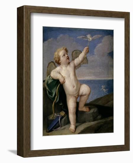 Guido Reni / Cupid, 1637-1638-Guido Reni-Framed Giclee Print