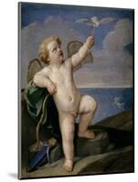 Guido Reni / Cupid, 1637-1638-Guido Reni-Mounted Giclee Print