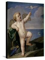 Guido Reni / Cupid, 1637-1638-Guido Reni-Stretched Canvas