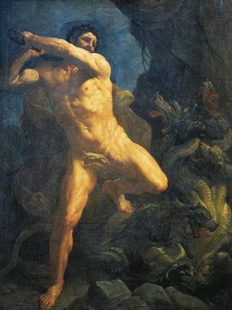 Hercules Killing Hydra of Lerna