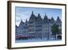 Guild houses in Main Market Square, Antwerp, Flanders, Belgium, Europe-Ian Trower-Framed Photographic Print