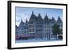 Guild houses in Main Market Square, Antwerp, Flanders, Belgium, Europe-Ian Trower-Framed Photographic Print