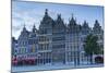 Guild houses in Main Market Square, Antwerp, Flanders, Belgium, Europe-Ian Trower-Mounted Photographic Print