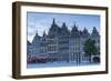 Guild houses in Main Market Square, Antwerp, Flanders, Belgium, Europe-Ian Trower-Framed Photographic Print