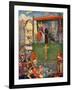 Guild play being performed in the middle ages-Joseph Ratcliffe Skelton-Framed Giclee Print