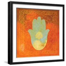 Guilded Hamsa I-null-Framed Art Print