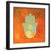 Guilded Hamsa I-null-Framed Art Print