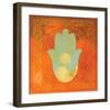 Guilded Hamsa I-null-Framed Art Print