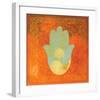 Guilded Hamsa I-null-Framed Art Print