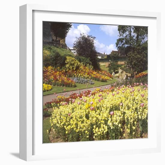 Guildford Castle Gardens-null-Framed Photographic Print