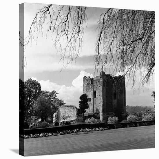 Guildford Castle-Staff-Stretched Canvas