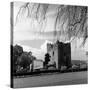 Guildford Castle-Staff-Stretched Canvas