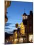 Guildford High Street and Guildhall at Dusk, Guildford, Surrey, England, United Kingdom, Europe-John Miller-Mounted Photographic Print
