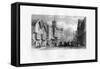 Guildford High Street, Guildford, Surrey, 19th Century-Shury & Son-Framed Stretched Canvas