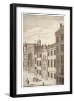 Guildhall Chapel and Blackwell Hall, City of London, 1750-null-Framed Giclee Print