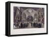 Guildhall Council Chamber, London, C1840-Harlen Melville-Framed Stretched Canvas