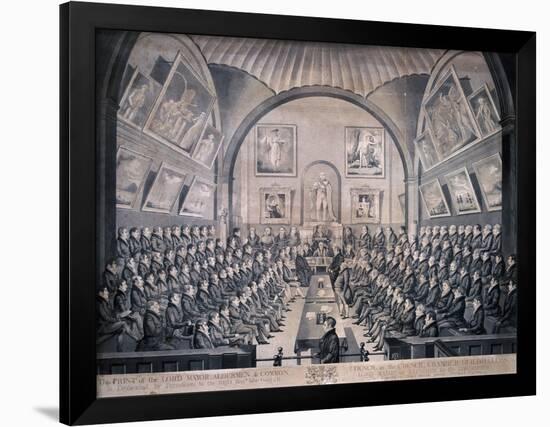 Guildhall, London, 1825-Richard Dighton-Framed Giclee Print