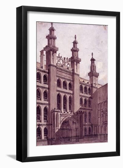 Guildhall, London, C1800-Charles Tomkins-Framed Giclee Print