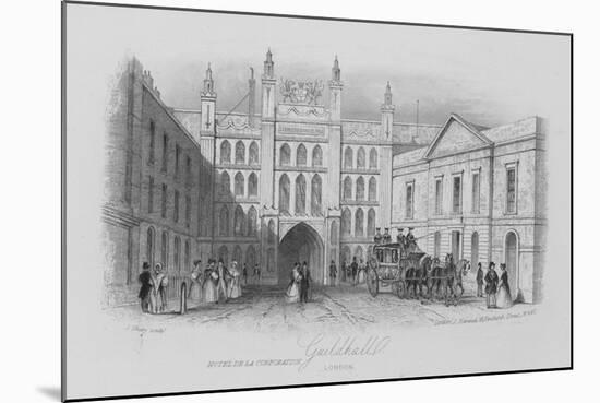 Guildhall, London-null-Mounted Giclee Print