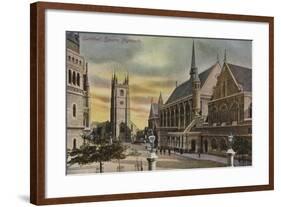 Guildhall Square, Plymouth, Devon-null-Framed Photographic Print