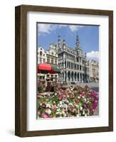 Guildhalls in the Grand Place, UNESCO World Heritage Site, Brussels, Belgium, Europe-Christian Kober-Framed Photographic Print