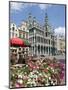 Guildhalls in the Grand Place, UNESCO World Heritage Site, Brussels, Belgium, Europe-Christian Kober-Mounted Photographic Print