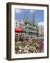 Guildhalls in the Grand Place, UNESCO World Heritage Site, Brussels, Belgium, Europe-Christian Kober-Framed Photographic Print