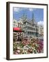 Guildhalls in the Grand Place, UNESCO World Heritage Site, Brussels, Belgium, Europe-Christian Kober-Framed Photographic Print