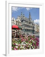 Guildhalls in the Grand Place, UNESCO World Heritage Site, Brussels, Belgium, Europe-Christian Kober-Framed Photographic Print