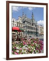 Guildhalls in the Grand Place, UNESCO World Heritage Site, Brussels, Belgium, Europe-Christian Kober-Framed Photographic Print