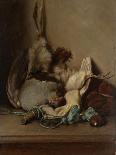 Still Life with Wood Pigeon and Powder Horn-Guillaume Anne van der Brugghen-Stretched Canvas