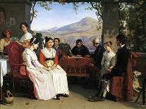 Marriage Contract in Italy, 1831-Guillaume Bodinier-Giclee Print