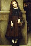 Flower Girl outside the Opera-Guillaume Charles Brun-Framed Stretched Canvas