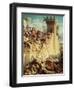 Guillaume De Clermont Defending Ptolemais (Acre) in 1291, 1845-Dominique Louis Papety-Framed Giclee Print