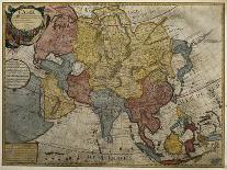 Map of Asia, 1700-Guillaume De L'Isle-Framed Giclee Print