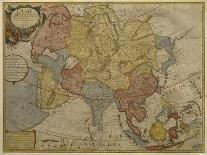 Map of Europe, Published in 1700, Paris-Guillaume Delisle-Giclee Print