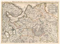 Map of Central and North America, Published in 1700, Paris-Guillaume Delisle-Giclee Print