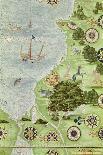 Map of Australia and Magellan Island from "Cosmographie Universelle", 1555-Guillaume Le Testu-Giclee Print