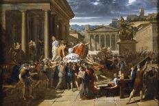 The Death of Caesar, 44 BC (C1780-183)-Guillaume Lethiere-Giclee Print