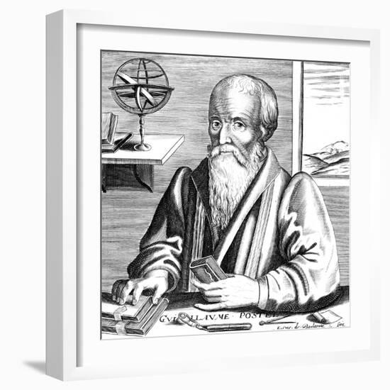 Guillaume Postel, 16th Century French Linguist, Astronomer and Diplomat-null-Framed Giclee Print