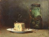 Still Life with Fountain, 1894 (Oil on Canvas)-Guillaume Romain Fouace-Giclee Print