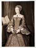 Princess Elizabeth, Later Queen Elizabeth I, C.1547, Pub. 1902 (Collotype)-Guillaume Scrots-Stretched Canvas