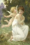 Girl of Pompei in a Garden; Jeune Fille De Pompei Dans Un Jardin-Guillaume Seignac-Giclee Print