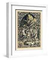 Guillemette Babin at the Sabbat Dances with Demons Performing with Them Acts-Bernard Zuber-Framed Photographic Print