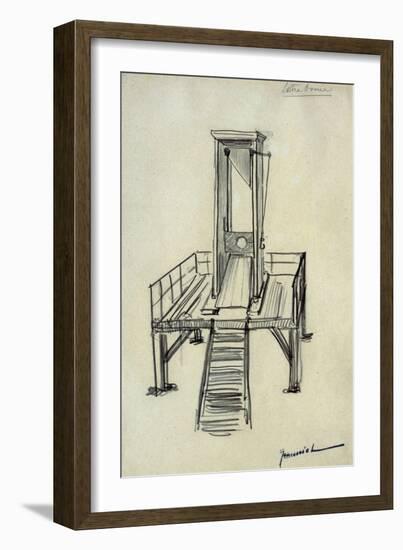Guillotine-Pierre Georges Jeanniot-Framed Giclee Print
