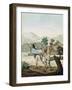 Guilty Man Being Arrested, Ethiopia, Color Engraving, 1811, Africa-null-Framed Giclee Print