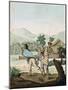 Guilty Man Being Arrested, Ethiopia, Color Engraving, 1811, Africa-null-Mounted Giclee Print